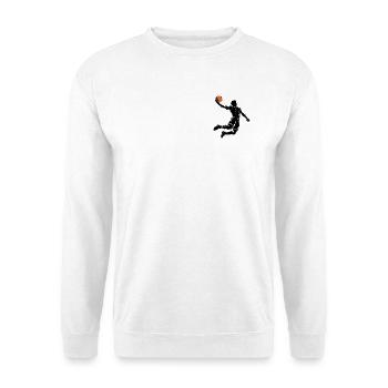 Motivation basketball japonais - Sweat-shirt Unisexe - blanc - Devant