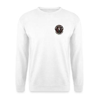 Heavy Metal Otter - Unisex Pullover - Weiß - Vorne