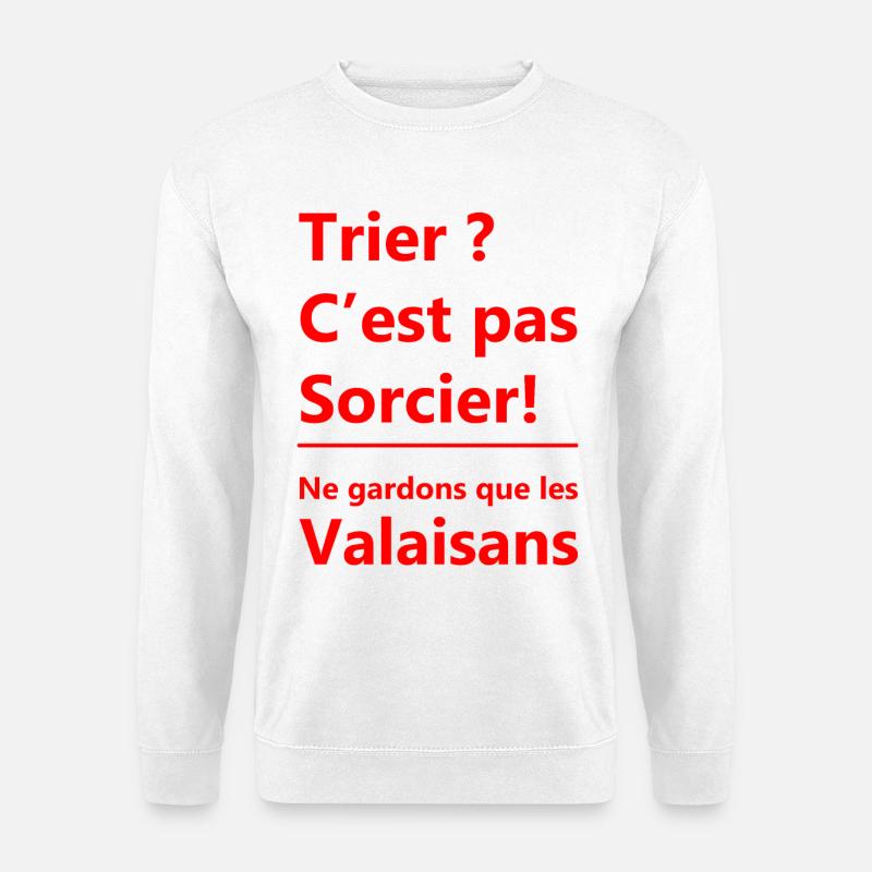 Sorting is not rocket science! - Unisex Sweatshirt - white
