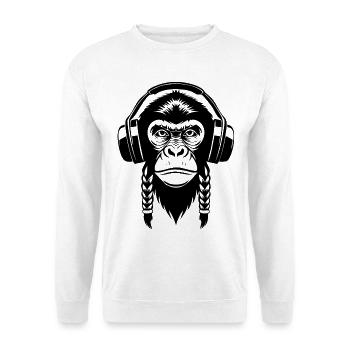 Groove Affenkopf Festival Crowd Edition Shirt - Unisex Pullover - Weiß - Vorne