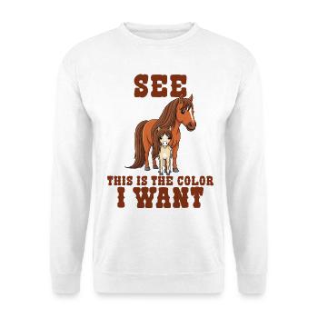 Humor Reiter Reiten - Unisex Pullover - Weiß - Vorne