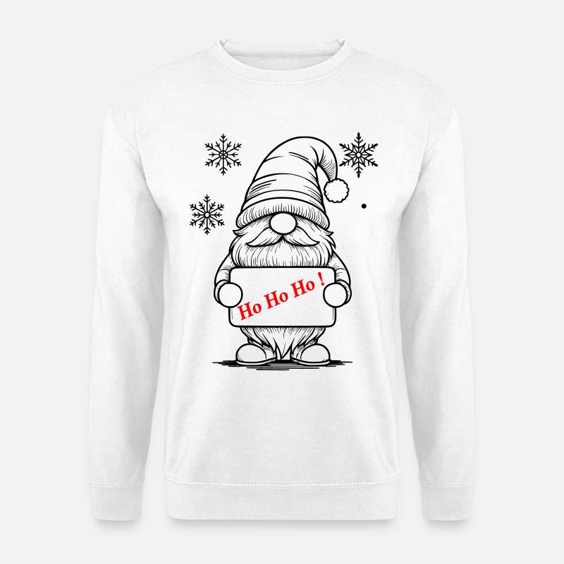 Weihnachtsgnom - Unisex Pullover - Weiß