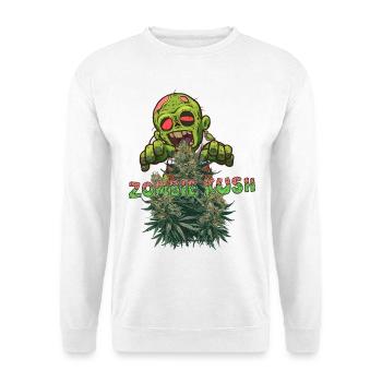Zombie Kush - Unisex Pullover - Weiß - Vorne