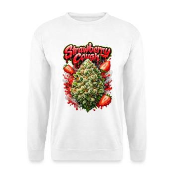 Strawberry Cough Graffiti Print - Unisex Sweatshirt - white - Front