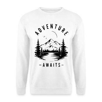 Black Silence Silhouette - Unisex Sweatshirt - white - Front