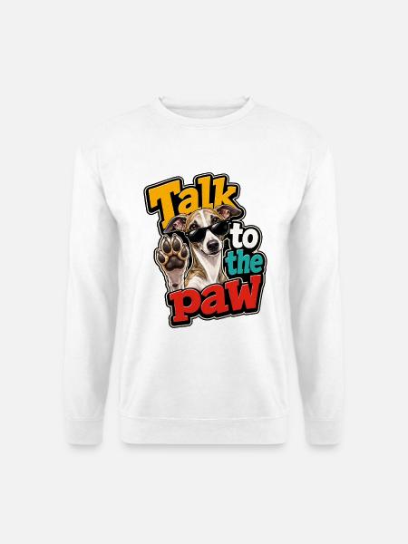 Whippet - Unisex Pullover - Weiß