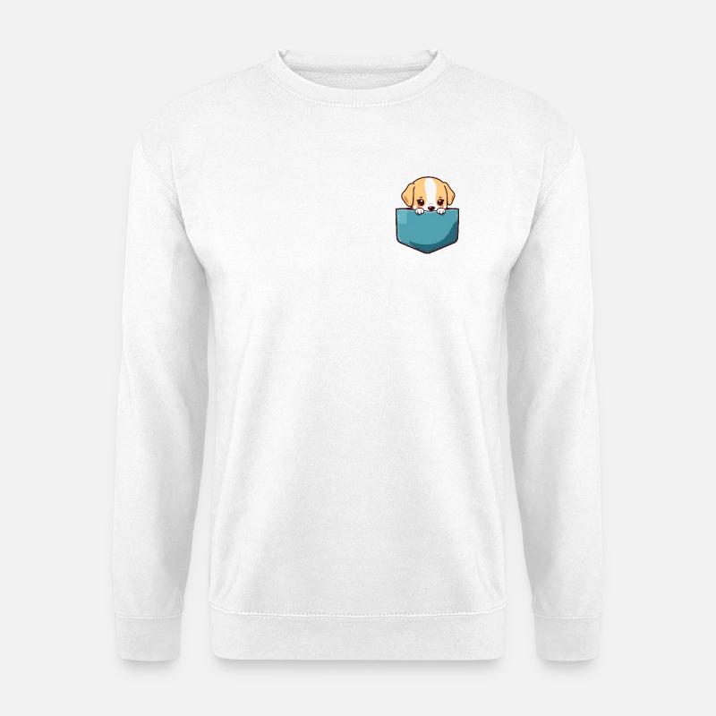 Süßer Hund - Unisex Pullover - Weiß