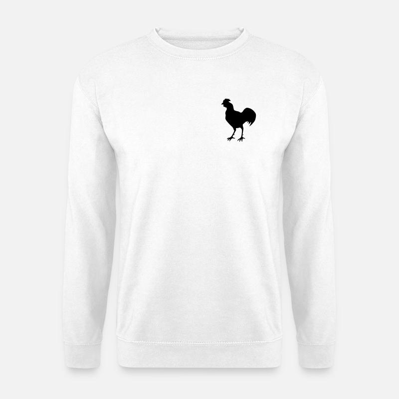 Hahn - Unisex Pullover - Weiß