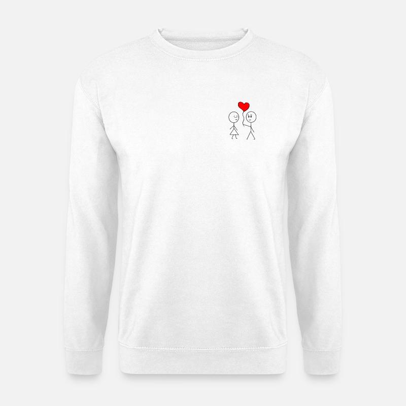 Valentinstag - Unisex Pullover - Weiß