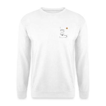 Kaffee in der Natur - Unisex Pullover - Weiß - Vorne