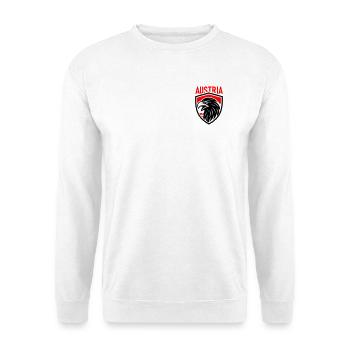 Österreich Adler Wappen AUSTRIA - Unisex Pullover - Weiß - Vorne