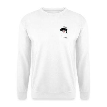 I'm good, I'm good man - ironic - Unisex Sweatshirt - white - Front