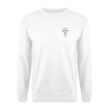 Positive mentale Einstellung - Unisex Pullover - Weiß - Vorne