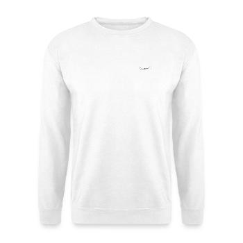 Finely drawn dragonfly in minimalist style - Unisex Sweatshirt - white - Front