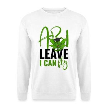 Abi Leave I Can Fly - Abitur  - Unisex Pullover - Weiß - Vorne