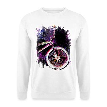 Vélo Bmx - Vélo Bmx - Bmx Bike - Sweat-shirt Unisexe - blanc - Devant
