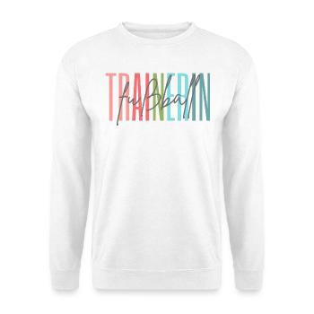 Trainerin Fußball Fußballtrainerin Geschenk - Unisex Pullover - Weiß - Vorne