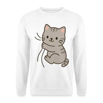Cher petit chaton - Sweat-shirt Unisexe - blanc - Devant