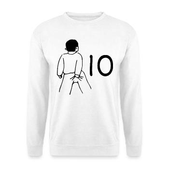 10. Geburtstag - 10 Jahre Alt - Unisex Pullover - Weiß - Vorne