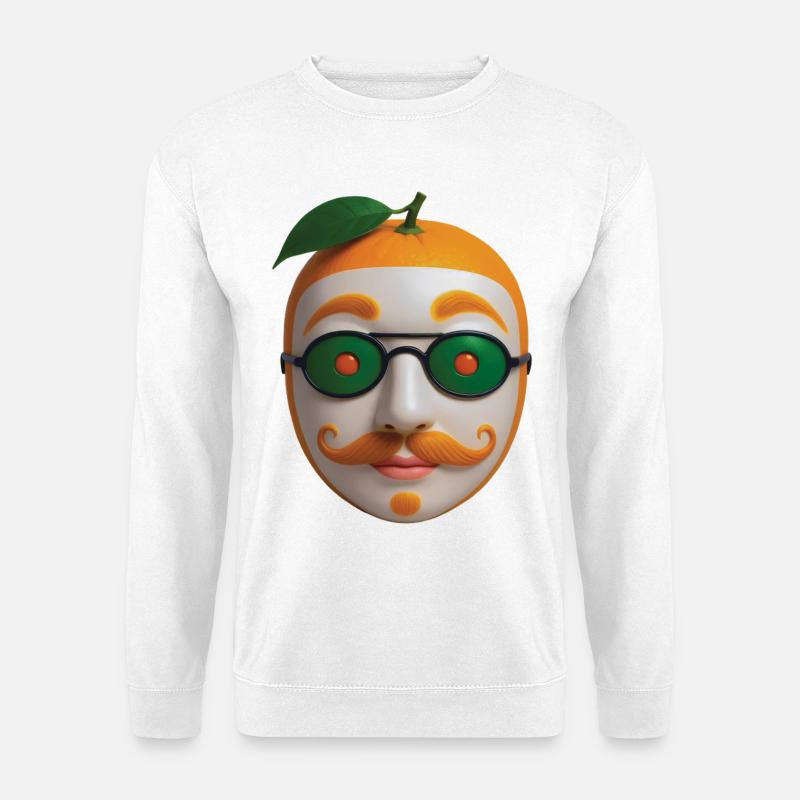 MECHANISCHE BINCHE – Belgien - Unisex Pullover - Weiß