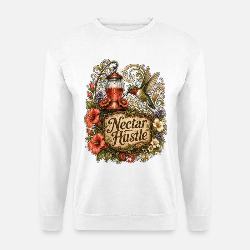 Nectar Hustle - Unisex Pullover - Weiß