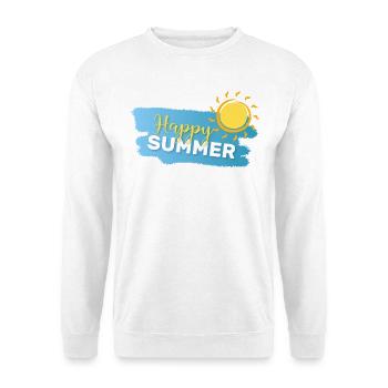 Summer Mode: ON - Unisex Sweatshirt - white - Front