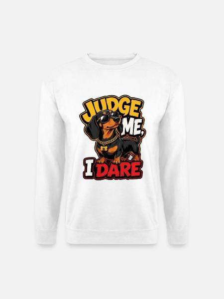 Dackel - Unisex Pullover - Weiß