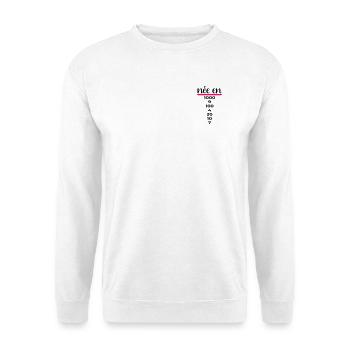 Chiffres Français 1997 Anniversaire - Sweat-shirt Unisexe - blanc - Devant