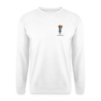 Laly Blue Cosmonaute - Unisex Sweatshirt - white - Front