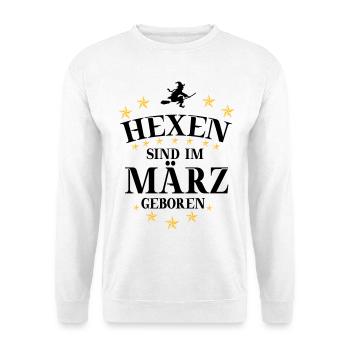 Hexen März - Unisex Pullover - Weiß - Vorne