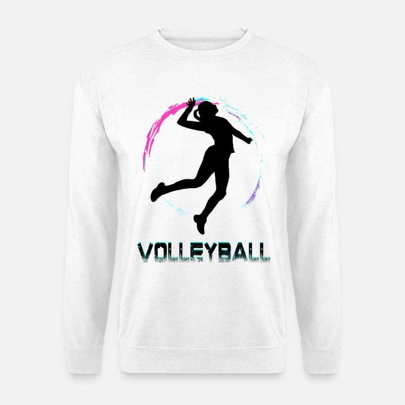 Volleyball - Unisex Pullover - Weiß