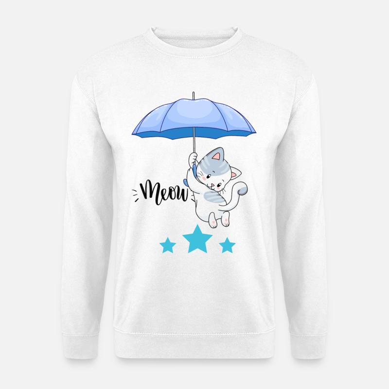 Meow - Unisex Pullover - Weiß