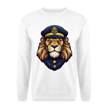 Lion Policewoman - Unisex Sweatshirt - white - Front