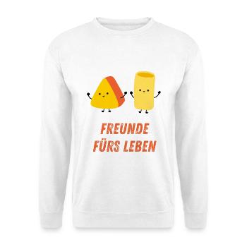 Friends for life - Unisex Sweatshirt - white - Front