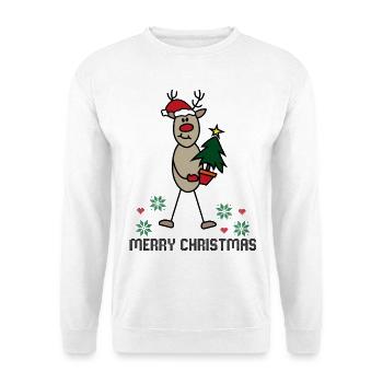 weihnachten 8 - Unisex Pullover - Weiß - Vorne