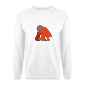 The Wise Orangutan - Unisex Sweatshirt - white - Front