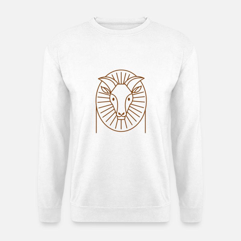 Himalaya-Tahr - Unisex Pullover - Weiß