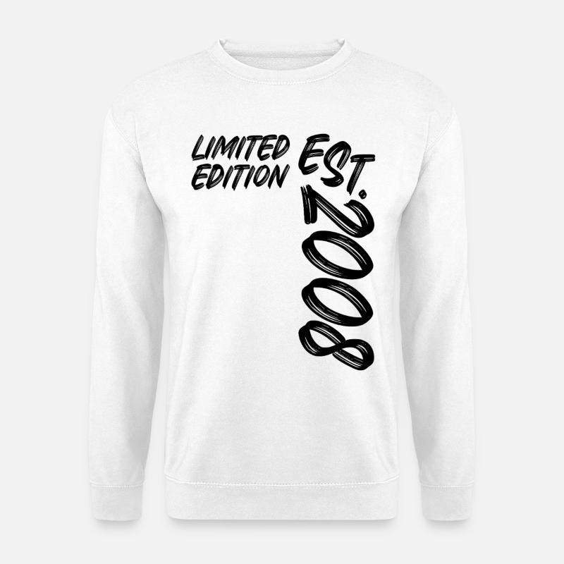 Limited Edition Est. 2008 - Unisex Pullover - Weiß