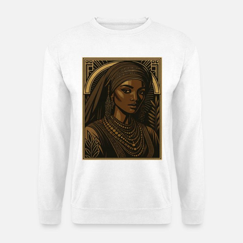 Goldene Königin der Ferne - Unisex Pullover - Weiß