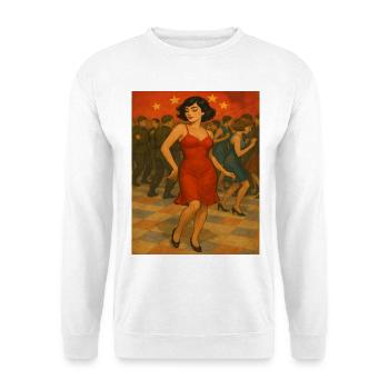 Woman in the dance of the night - Unisex Sweatshirt - white - Front
