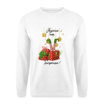 Joyeux_noel_surprise - Unisex Sweatshirt - white - Front