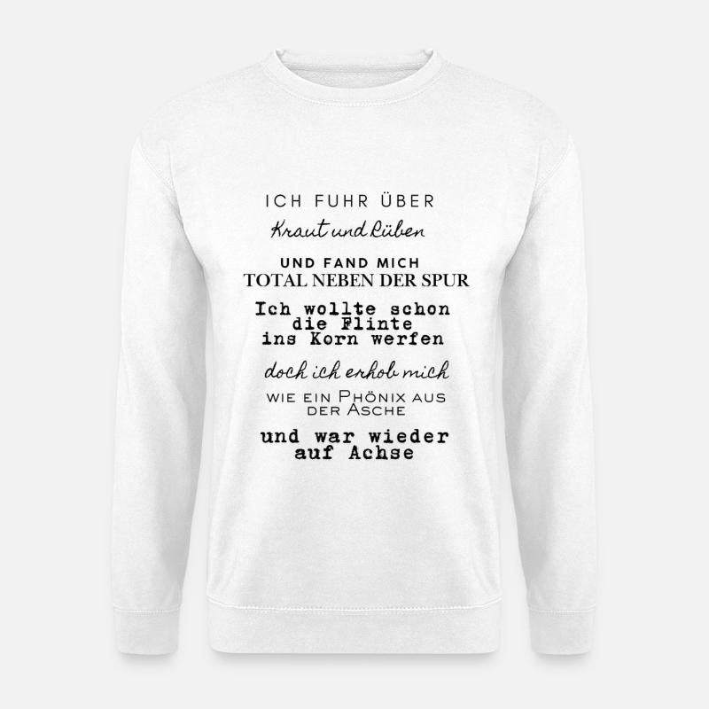 Kraut und Rüben - Unisex Pullover - Weiß