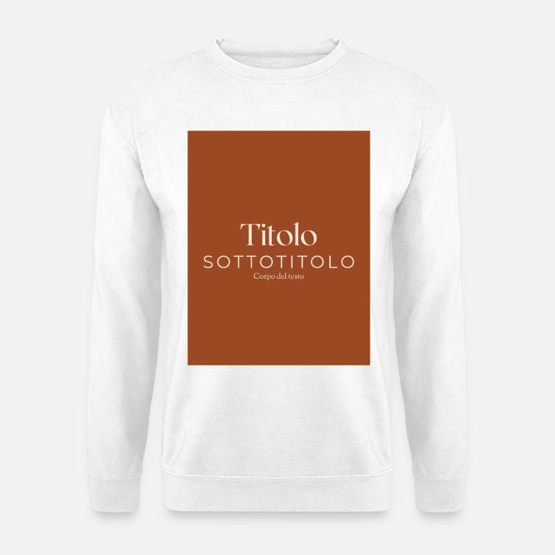 Title - Unisex Sweatshirt - white