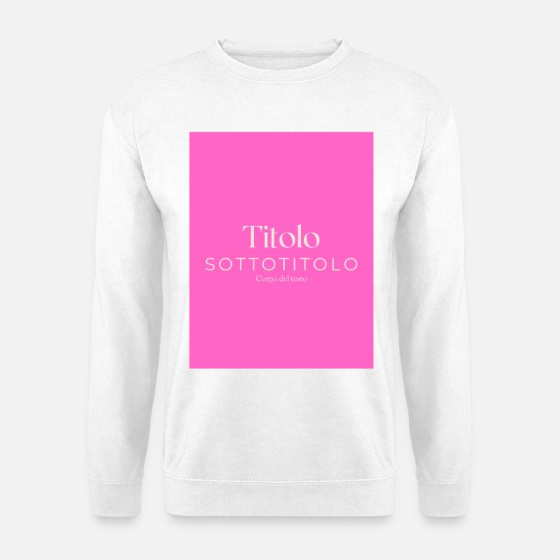 Title Two - Unisex Sweatshirt - white