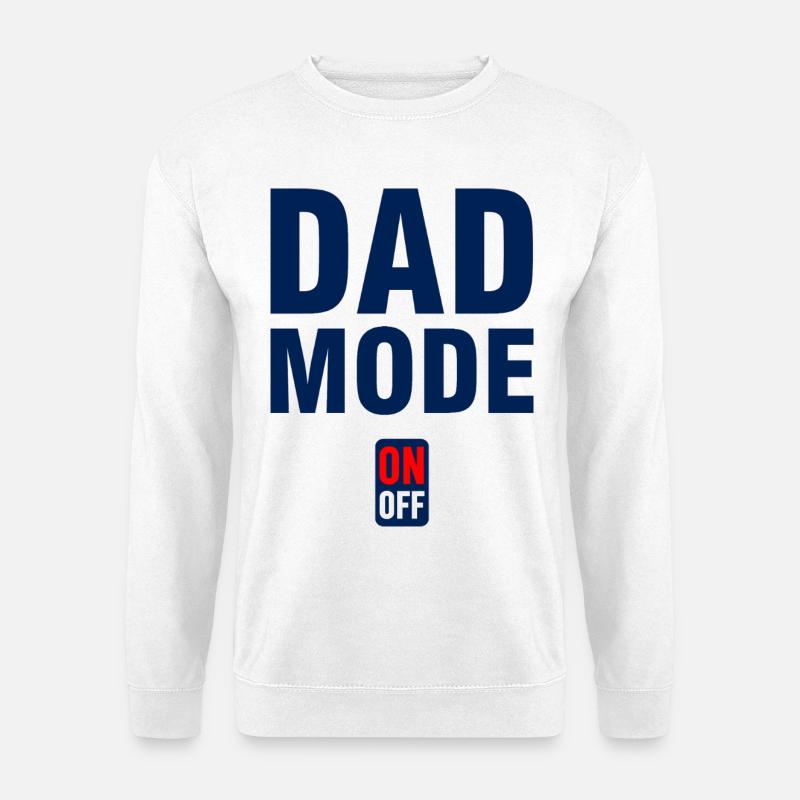 Papa-Modus auf dem Off-Shirt - Unisex Pullover - Weiß