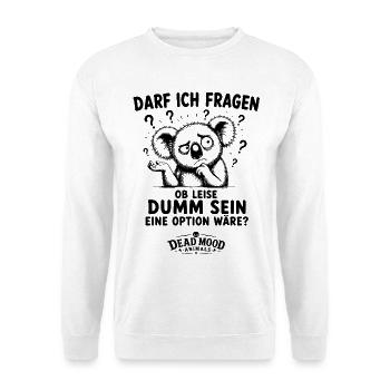 Sarkasmus Humor | Lustiges Geschenk für Kollegen - Unisex Pullover - Weiß - Vorne