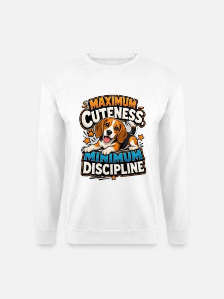 Beagle - Unisex Pullover - Weiß