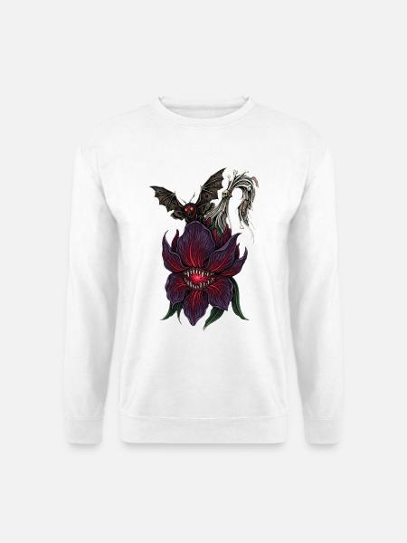 Monster Echinacea Horror - Unisex Pullover - Weiß