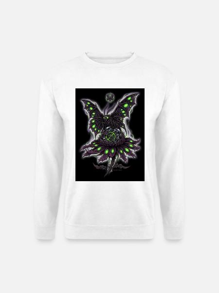 Nekro-Motten-Motte - Unisex Pullover - Weiß