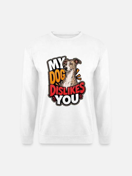 Whippet - Unisex Pullover - Weiß